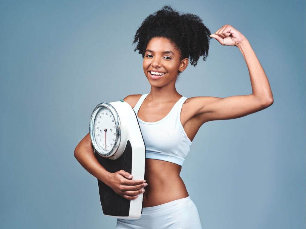 Woman receiving expert GLP-1 weight management guidance at The Spa by Sheena.